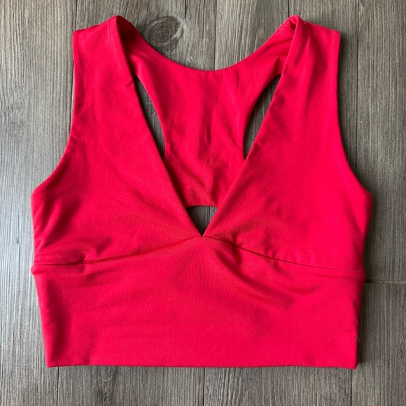 AEPEBO Red Crop Top Size S - Picture 1 of 4